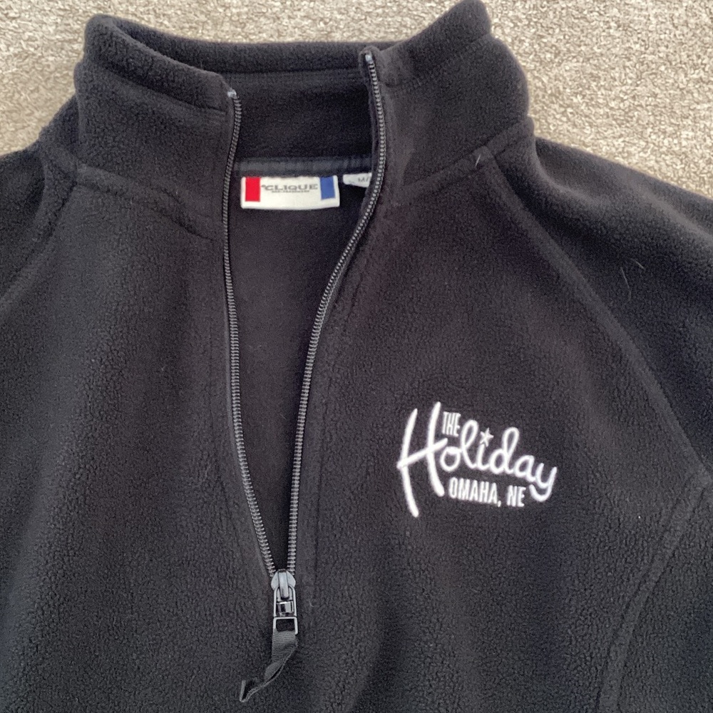 Holiday Women's Black Fleece Jacket - Picture 3 of 4
